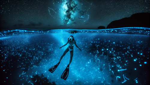 Illuminate Your Nights: Snorkeling in Vieques' Bioluminescent Bay