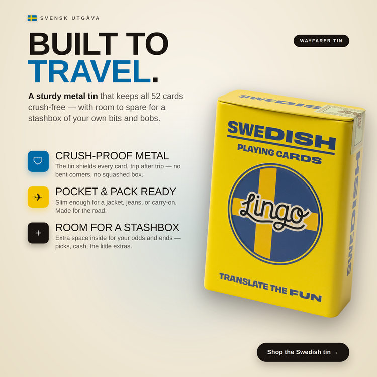 Swedish Travel Tin – metal travel tin and its travel-friendly features