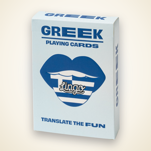 Greek Lingo Playing Cards
