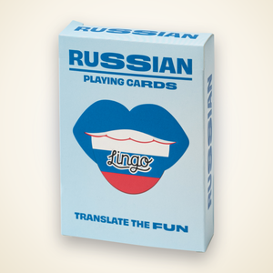 Russian Lingo Playing Cards