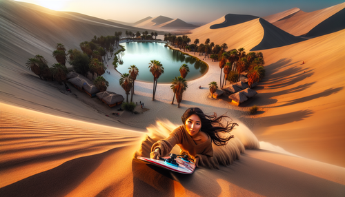 Dune Boarding Bliss: Uncover the Thrilling Oasis Adventure in Huacachina, Peru