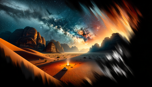 Stargazing Magic in Wadi Rum: A Cosmic Journey Through Jordan's Desert Skies