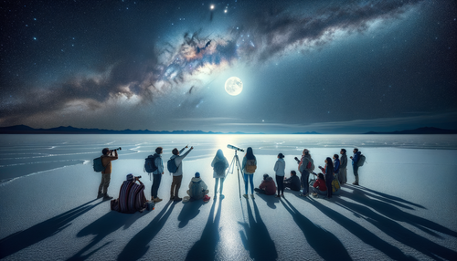 Moonlit Mystique: Unveiling the Ethereal Splendor of Bolivia's Uyuni Salt Flats