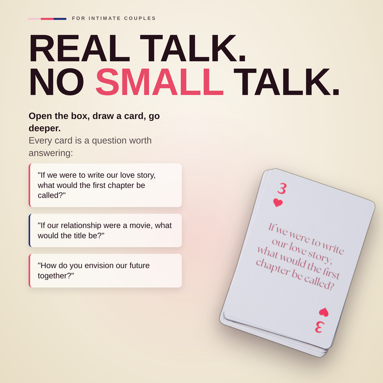 Pillow Talk Playing Cards – example cards showing what is inside the deck