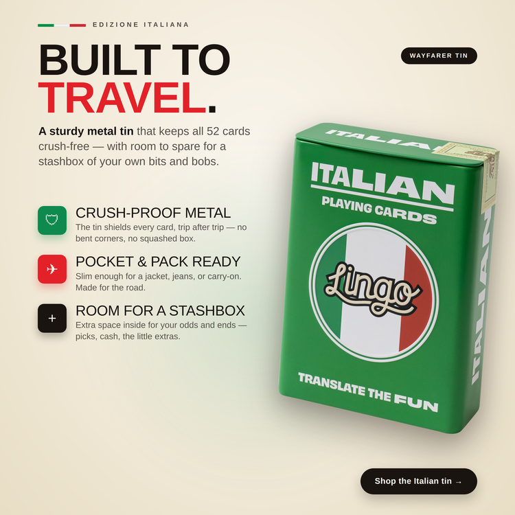 Italian Travel Tin – metal travel tin and its travel-friendly features