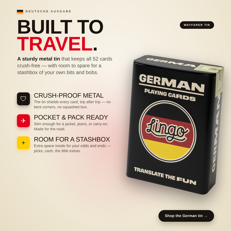 German Travel Tin – metal travel tin and its travel-friendly features