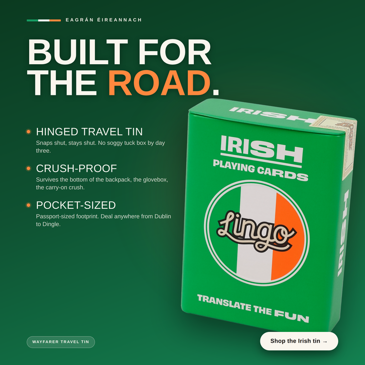 Irish Travel Tin – metal travel tin and its travel-friendly features