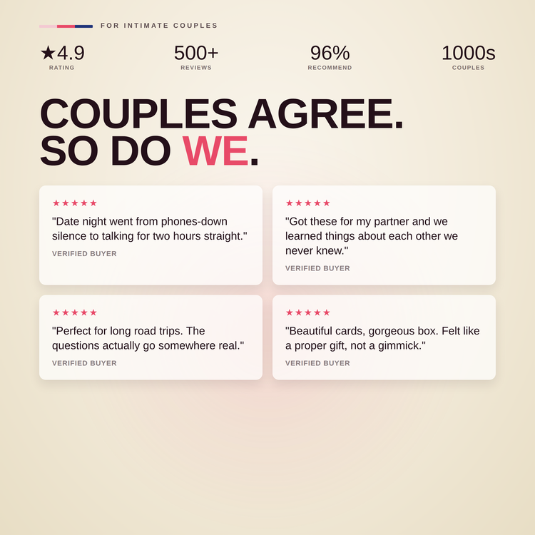 Pillow Talk Playing Cards – customer star ratings and reviews