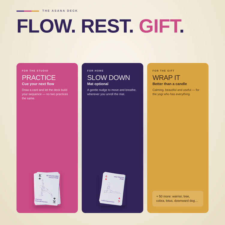 Yoga Playing Cards – gift and occasion ideas