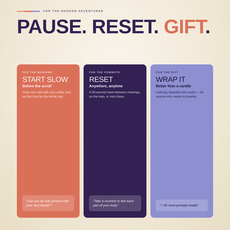 Mindfulness Playing Cards – gift and occasion ideas