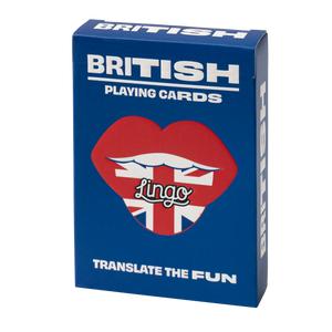 British Lingo Playing Cards