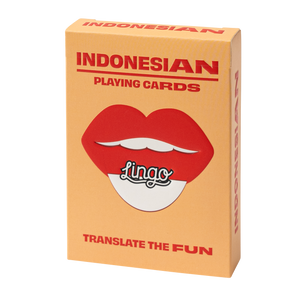 Indonesian Lingo Playing Cards