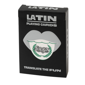 Latin Lingo Playing Cards