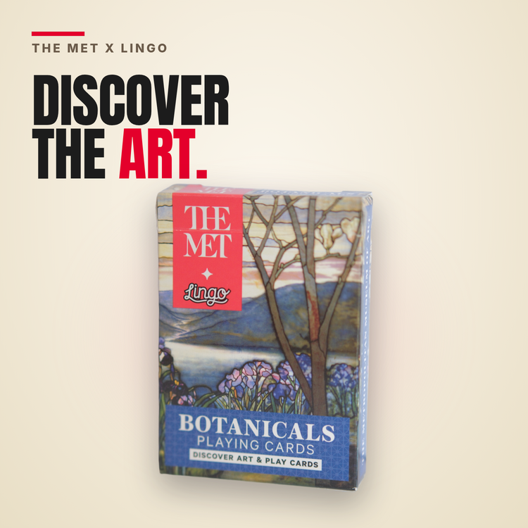 Lingo Botanicals playing cards - Botanicals. Discover the art.