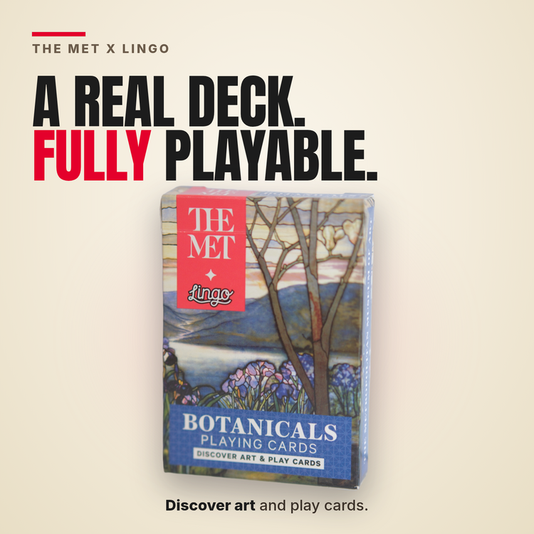 Lingo Botanicals playing cards - A real deck. Fully playable.