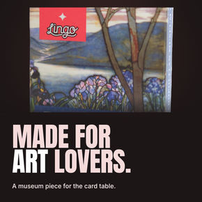Lingo Botanicals playing cards - Made for art lovers.