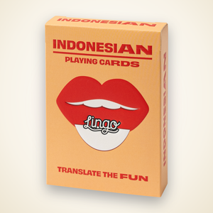 Indonesian Lingo Playing Cards