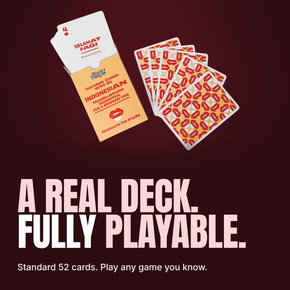Lingo Indonesian playing cards - A real deck. Fully playable.
