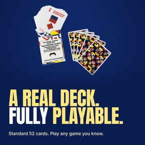Lingo Nautical playing cards - A real deck. Fully playable.