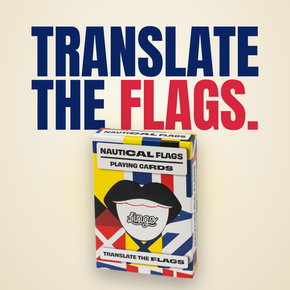 Lingo Nautical playing cards - Translate the flags.