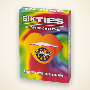 Lingo Sixties playing cards - Sixties Lingo Playing Cards box