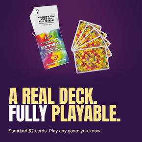 Lingo Sixties playing cards - A real deck. Fully playable.