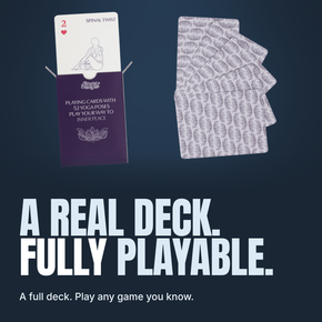 Lingo Yoga playing cards - A real deck. Fully playable.