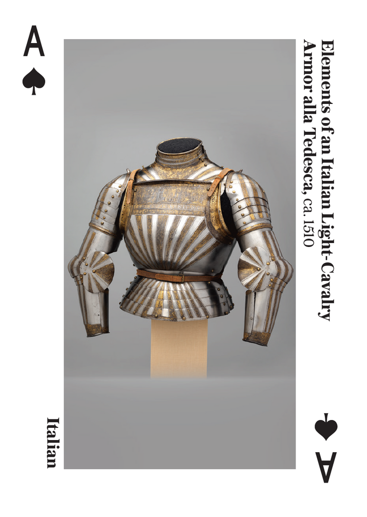 Armor The Metropolitan Museum of Art – Ace of Spades card featuring an artwork from The Met collection
