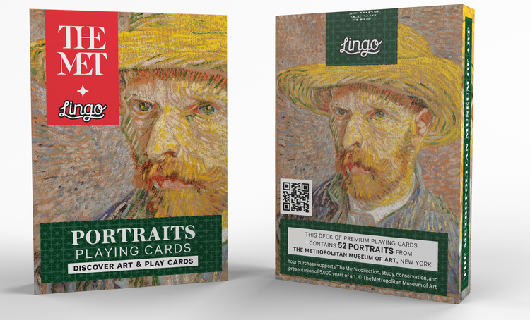 Portraits The Metropolitan Museum of Art – front and back of the box