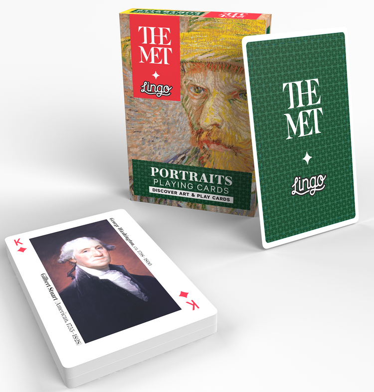 Portraits The Metropolitan Museum of Art – box with cards laid out