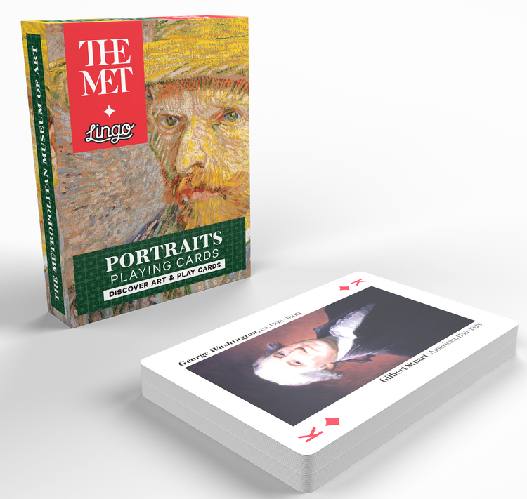 Portraits The Metropolitan Museum of Art – box with cards laid out