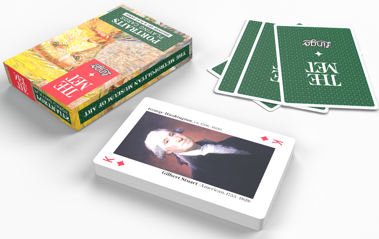 Portraits The Metropolitan Museum of Art – box with cards laid out