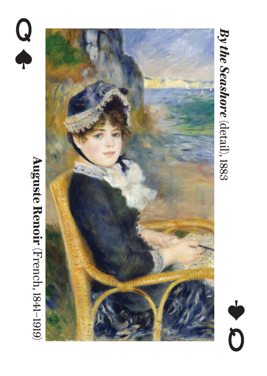 Portraits The Metropolitan Museum of Art – sample card featuring an artwork from The Met collection