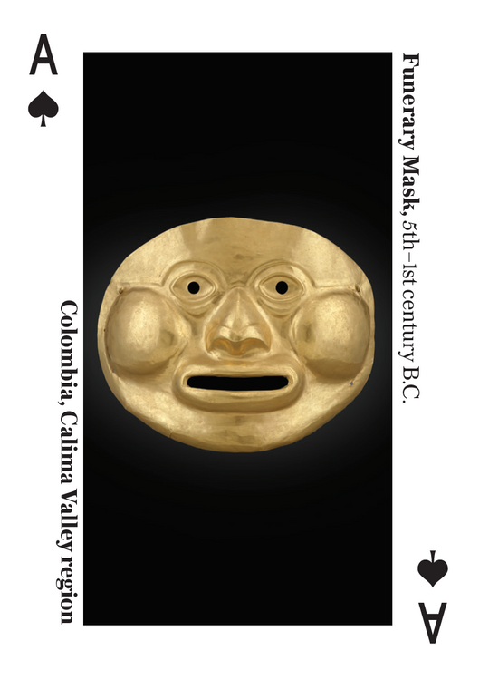 Masks The Metropolitan Museum of Art – sample card featuring an artwork from The Met collection